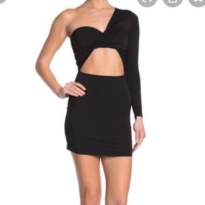 Revolve Lovers + Friends Mini Black Dress